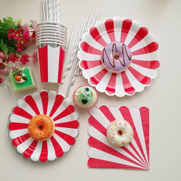 Disposable Paper Party Tableware Set