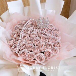 Rose Soap Flower Bouquet For Home Decor, Gifting